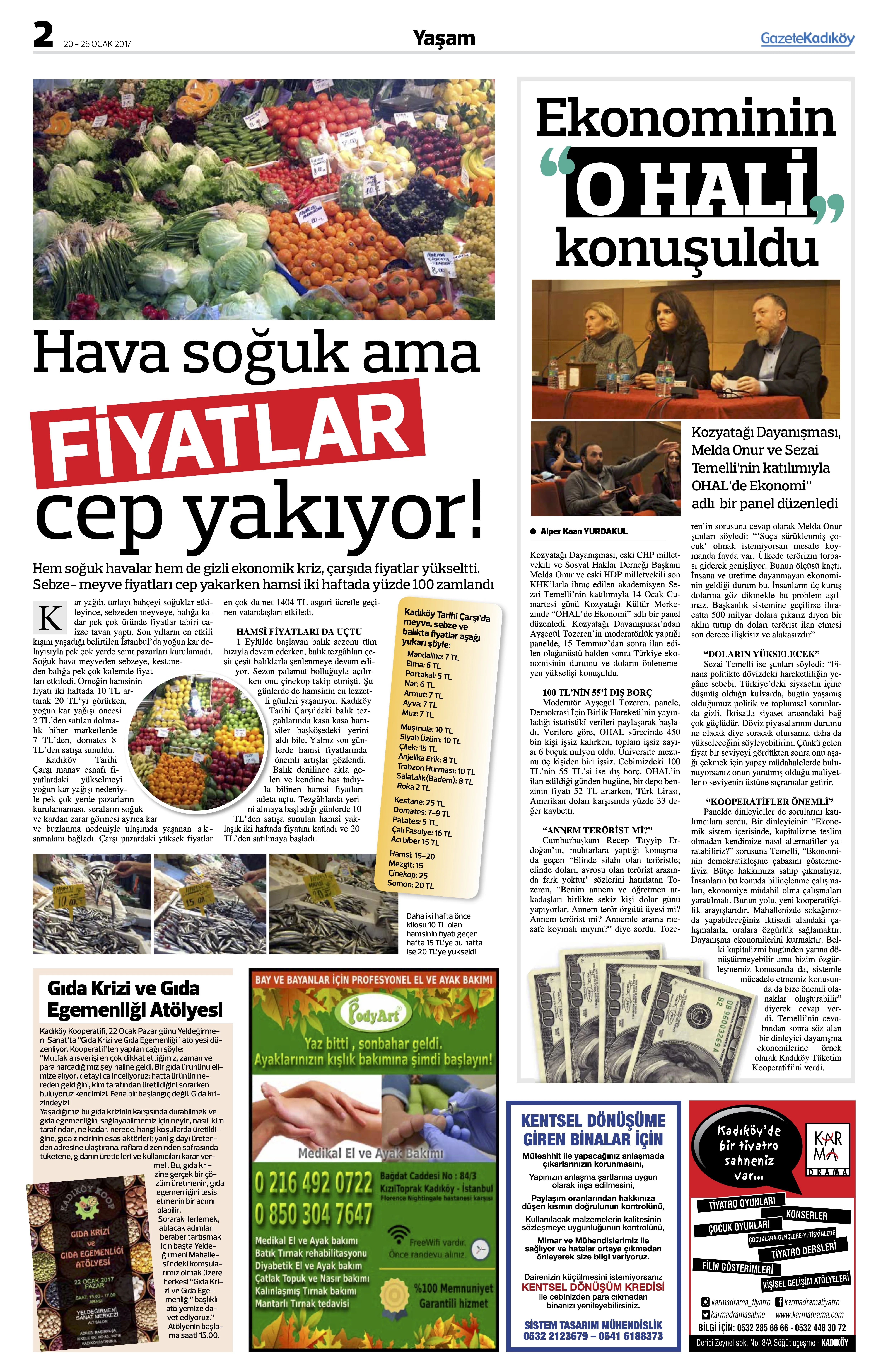 Gazete Kadıköy - Ocak 2017