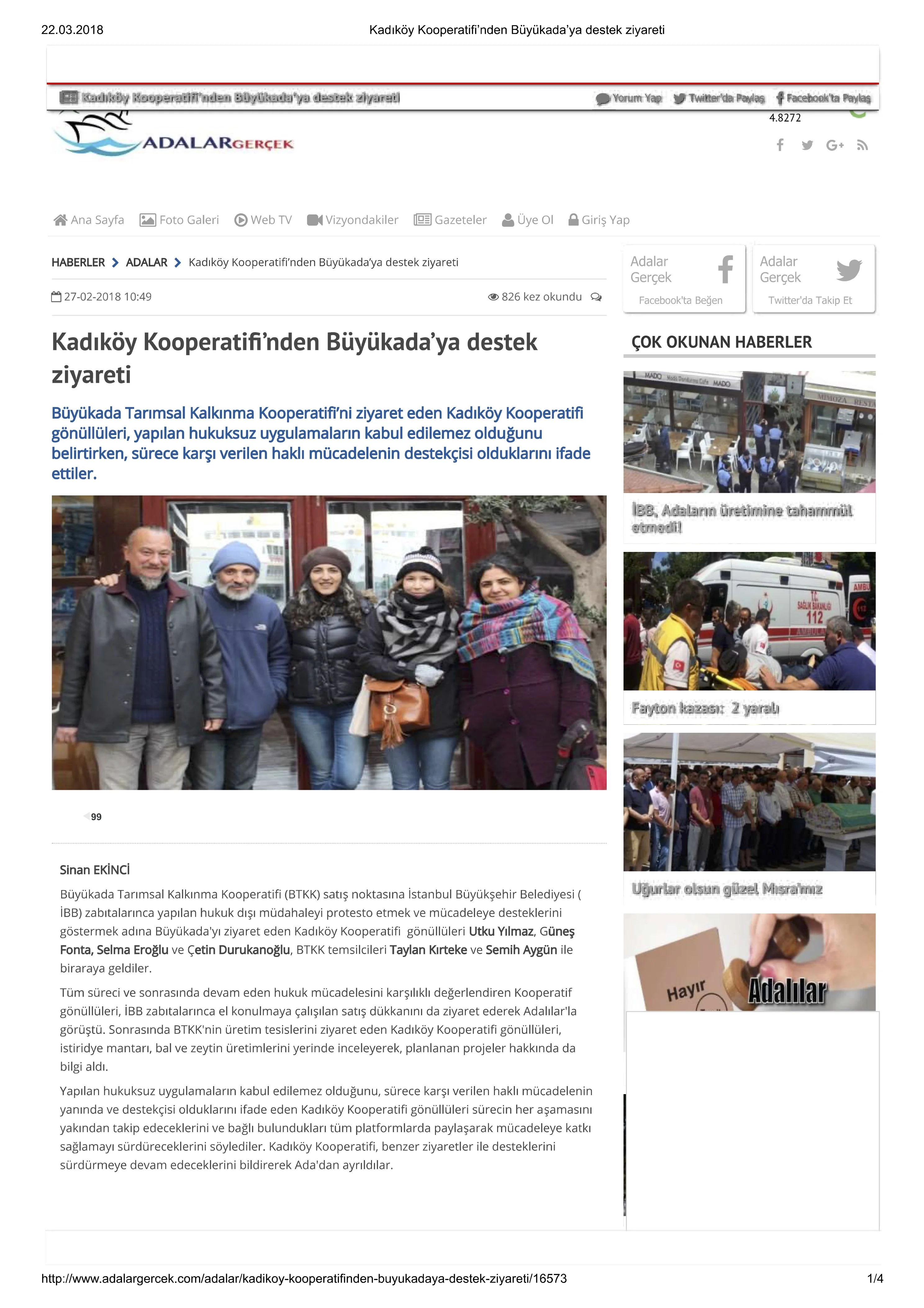 Adalar Gerçek - Sayfa 1