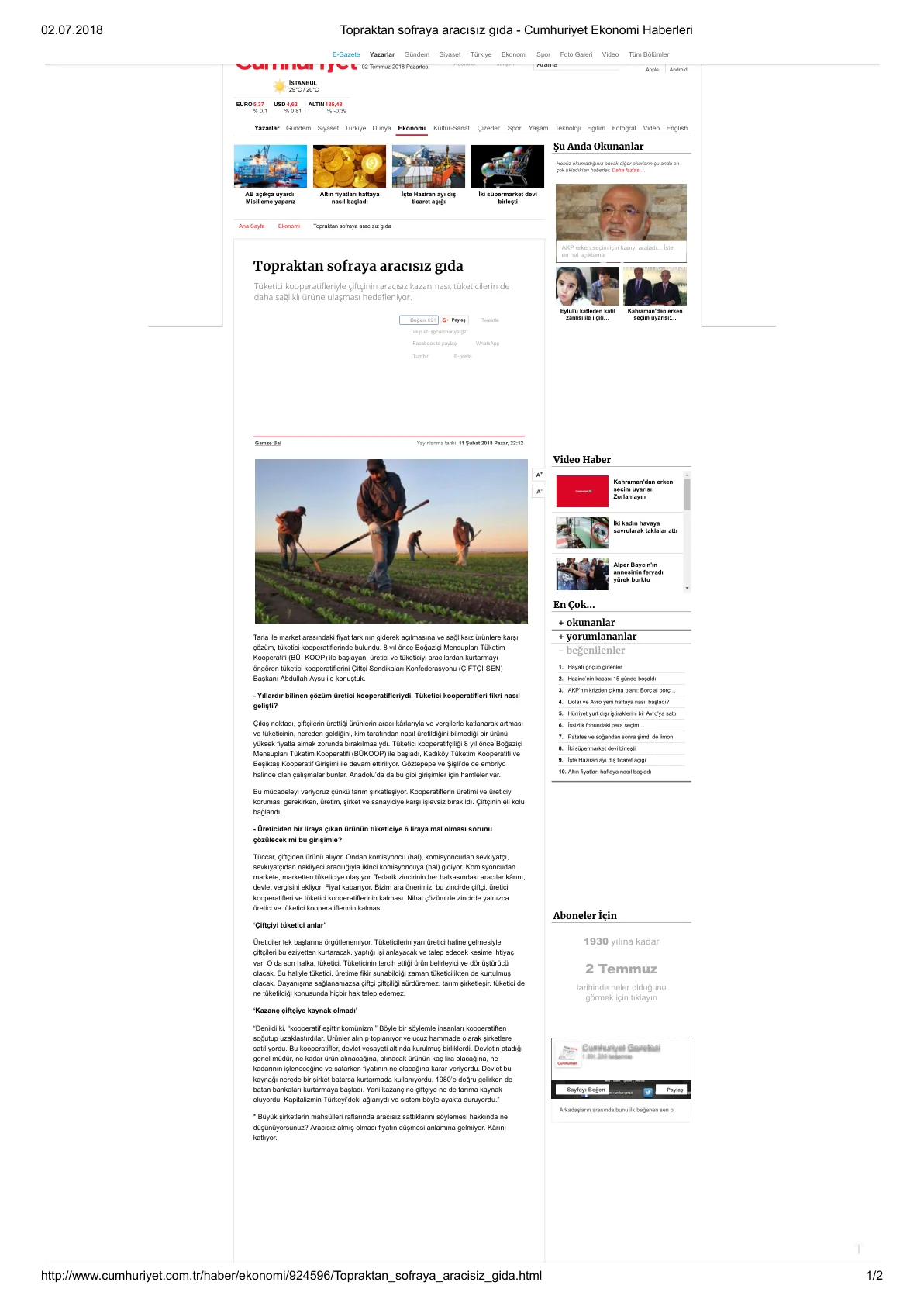 Cumhuriyet - Sayfa 1